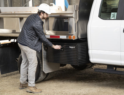 Buyers Products 24x24x30-in Black Diamond Tread Aluminum Underbody Truck Box - 1725133