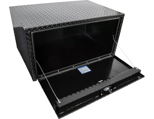Buyers Products 18x24x36-in Black Diamond Tread Aluminum Underbody Truck Box - 1725119