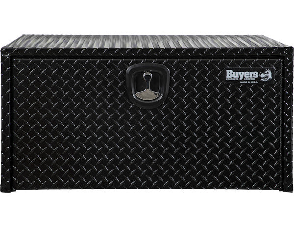 Buyers Products 18x24x36-in Black Diamond Tread Aluminum Underbody Truck Box - 1725119