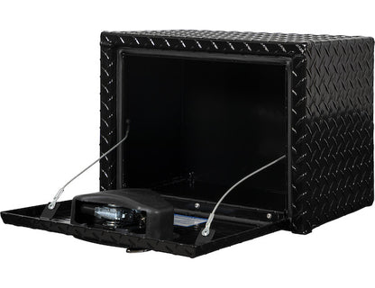 Buyers Products 14x12x18-in Black Diamond Tread Aluminum Underbody Truck Box - 1725149