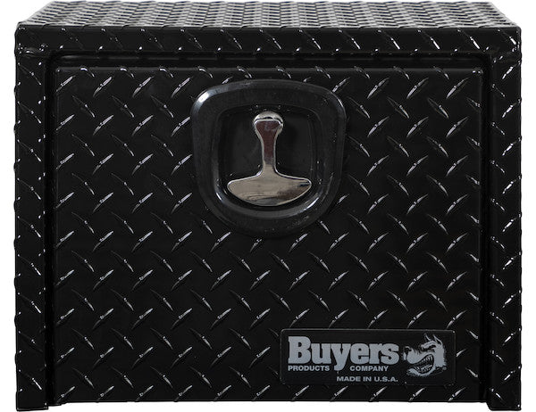 Buyers Products 14x12x18-in Black Diamond Tread Aluminum Underbody Truck Box - 1725149