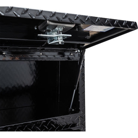 Buyers Pickup Contractor Top Mount Truck Box With Drawers 72" Gloss Black Aluminum - 1725641