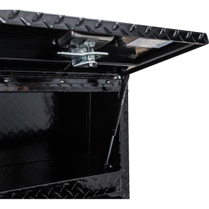 Buyers Pickup Contractor Top Mount Truck Box With Drawers 72" Gloss Black Aluminum - 1725641