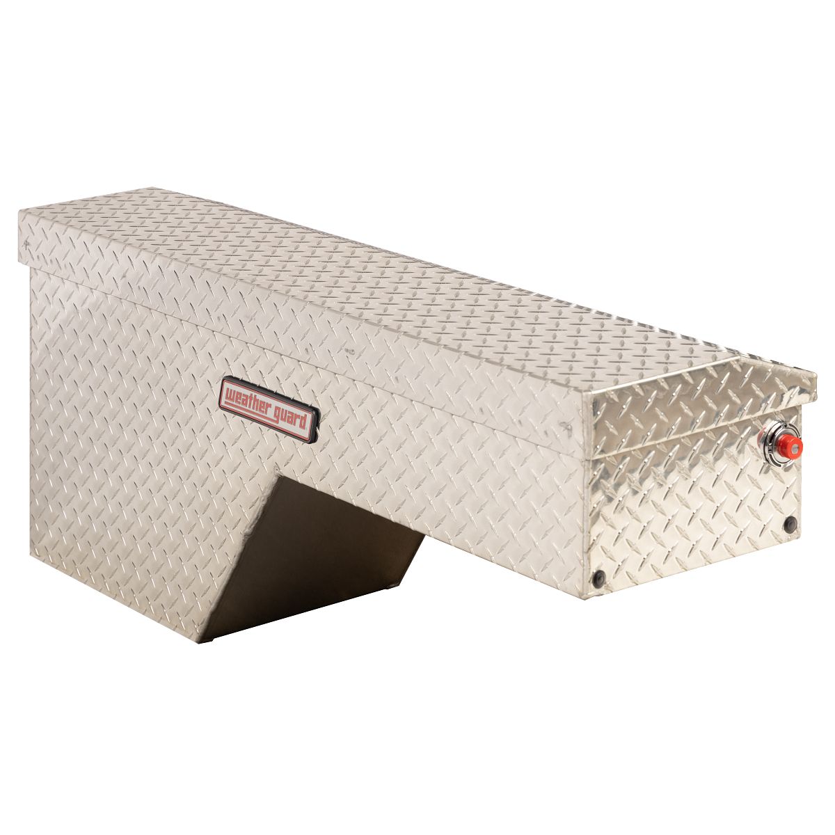 Weather Guard Wheel Well Truck Box - Passenger Side, Aluminum, 3.4 cu ft - 173-0-04