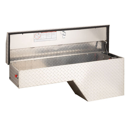 Weather Guard Wheel Well Truck Box - Passenger Side, Aluminum, 3.4 cu ft - 173-0-04