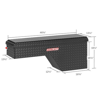 Weather Guard Aluminum Truck Wheel Well Box - Passenger Side