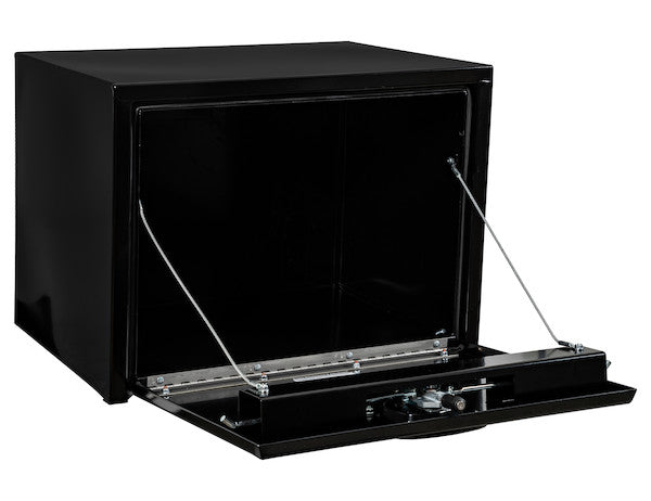 Buyers Products 18x18x24-in Black Steel Underbody Truck Box with 3-Point Latch - 1732300