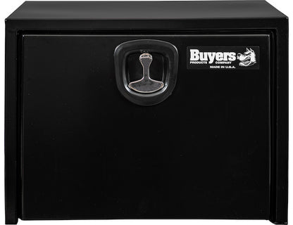 Buyers Products 18x18x24-in Black Steel Underbody Truck Box with 3-Point Latch - 1732300