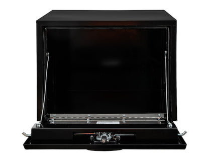 Buyers Products 18x18x24-in Black Steel Underbody Truck Box with 3-Point Latch - 1732300