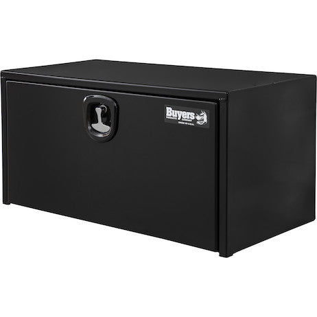 Buyers Products 18x18x30-in Black Steel Underbody Truck Box with 3-Point Latch - 1732303