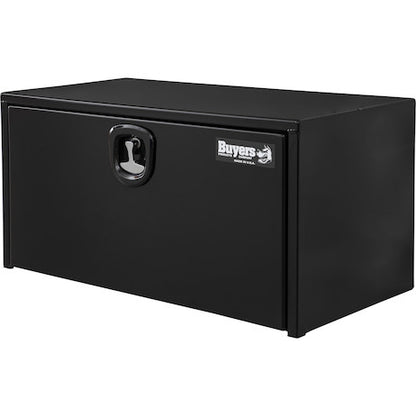 Buyers Products 18x18x30-in Black Steel Underbody Truck Box with 3-Point Latch - 1732303