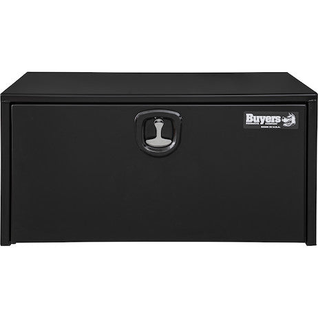 Buyers Products 18x18x30-in Black Steel Underbody Truck Box with 3-Point Latch - 1732303