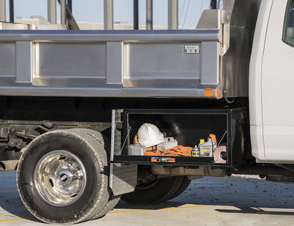 Buyers Products 18x18x30-in Black Steel Underbody Truck Box with 3-Point Latch - 1732303