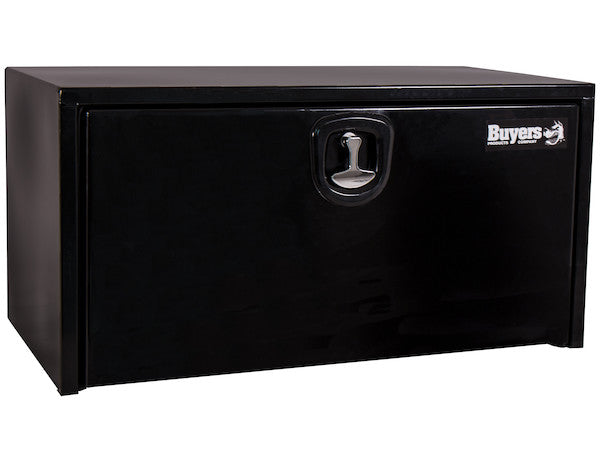Buyers Products 18x18x36-in Black Steel Underbody Truck Box with 3-Point Latch - 1732305