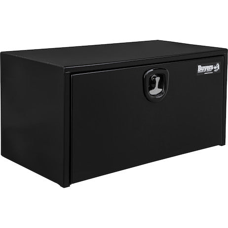Buyers Products 18x18x36-in Black Steel Underbody Truck Box with 3-Point Latch - 1732305