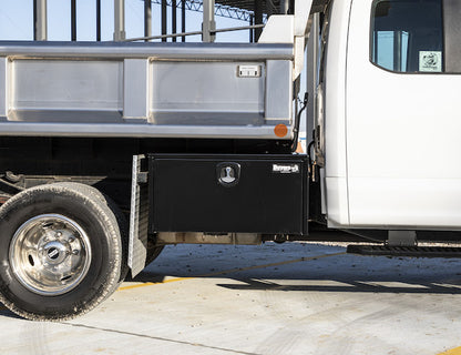 Buyers Products 18x18x36-in Black Steel Underbody Truck Box with 3-Point Latch - 1732305