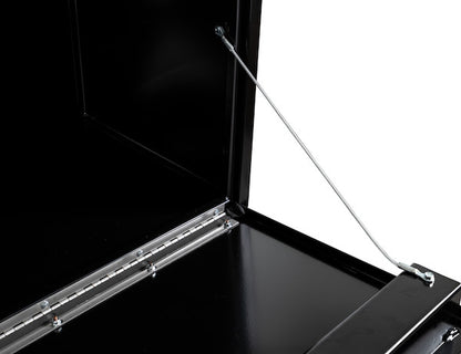 Buyers Products 60-in x 18-in x 18-in Black Steel Underbody Truck Box with 3-Point Latch - 1732315