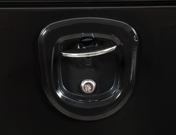 Buyers Products 60-in x 18-in x 18-in Black Steel Underbody Truck Box with 3-Point Latch - 1732315