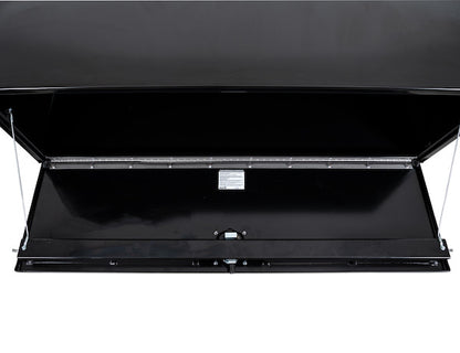 Buyers Products 60-in x 18-in x 18-in Black Steel Underbody Truck Box with 3-Point Latch - 1732315