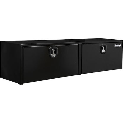 Buyers Products 18x18x72-in Black Steel Underbody Truck Box with 3-Point Latch - 1732320
