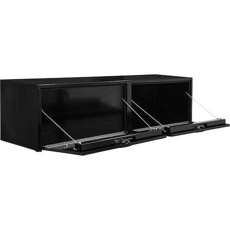 Buyers Products 18x18x72-in Black Steel Underbody Truck Box with 3-Point Latch - 1732320