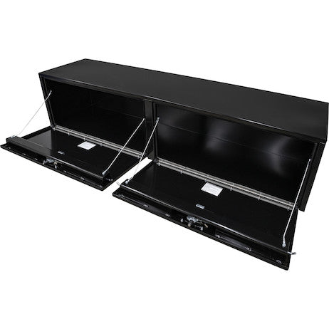 Buyers Products 18x18x72-in Black Steel Underbody Truck Box with 3-Point Latch - 1732320