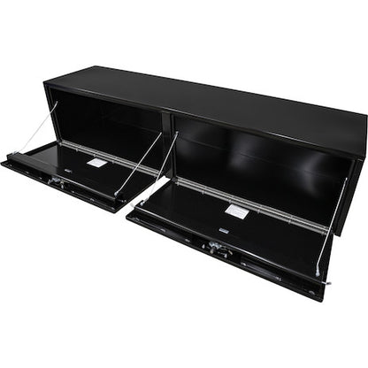 Buyers Products 18x18x72-in Black Steel Underbody Truck Box with 3-Point Latch - 1732320