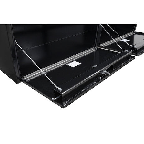 Buyers Products 18x18x72-in Black Steel Underbody Truck Box with 3-Point Latch - 1732320