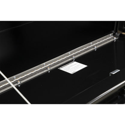 Buyers Products 18x18x72-in Black Steel Underbody Truck Box with 3-Point Latch - 1732320