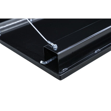 Buyers Products 18x18x72-in Black Steel Underbody Truck Box with 3-Point Latch - 1732320