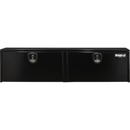 Buyers Products 18x18x72-in Black Steel Underbody Truck Box with 3-Point Latch - 1732320