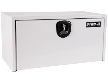 Buyers Products 24x24x30-in White Steel Underbody Truck Box with 3-Point Latch - 1734403