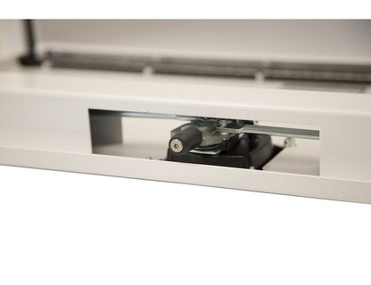 Buyers Products 36-in x 18-in x 18-in White Steel Underbody Truck Box with 3-Point Latch - 1732405