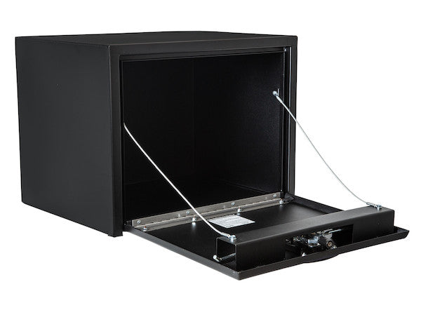 Buyers Products 18x18x24-in Textured Matte Black Steel Underbody Truck Box with 3-Point Latch - 1732500