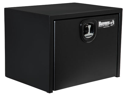 Buyers Products 18x18x24-in Textured Matte Black Steel Underbody Truck Box with 3-Point Latch - 1732500