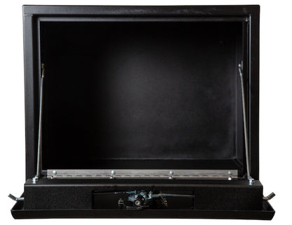 Buyers Products 18x18x24-in Textured Matte Black Steel Underbody Truck Box with 3-Point Latch - 1732500