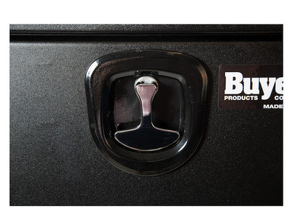 Buyers Products 18x18x24-in Textured Matte Black Steel Underbody Truck Box with 3-Point Latch - 1732500