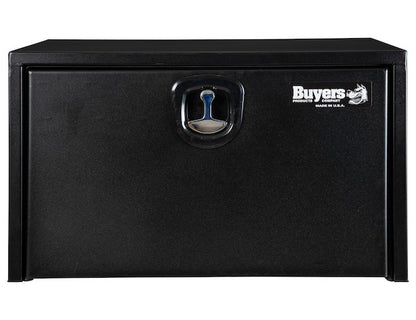 Buyers Products 18x18x30-in Textured Matte Black Steel Underbody Truck Box with 3-Point Latch - 1732503