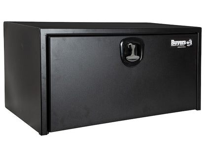Buyers Products 36-in x 18-in x 18-in Textured Matte Black Steel Underbody Truck Box with 3-Point Latch - 1732505