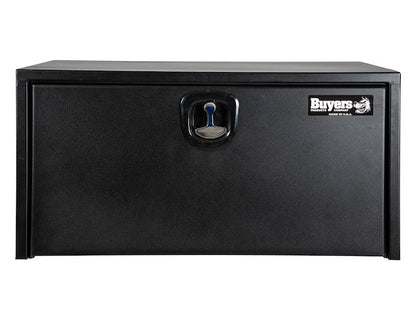 Buyers Products 36-in x 18-in x 18-in Textured Matte Black Steel Underbody Truck Box with 3-Point Latch - 1732505