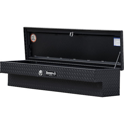 Buyers Products 56-in x 13-in x 16-in Textured Matte Black Diamond Tread Aluminum Lo-Sider Truck Tool Box - 1733025