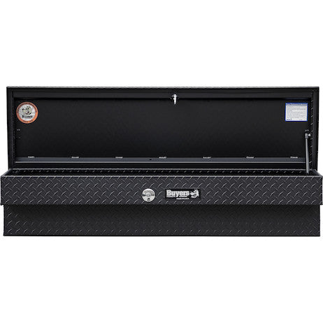 Buyers Products 56-in x 13-in x 16-in Textured Matte Black Diamond Tread Aluminum Lo-Sider Truck Tool Box - 1733025