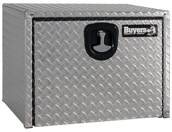 Buyers Products 18x18x24-in Diamond Tread Aluminum Underbody Truck Box with 3-Pt. Latch - 1735100