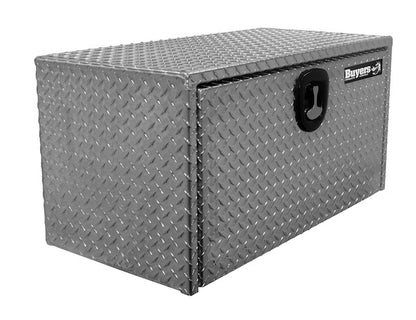 Buyers Products 18x18x24-in Diamond Tread Aluminum Underbody Truck Box with 3-Pt. Latch - 1735100