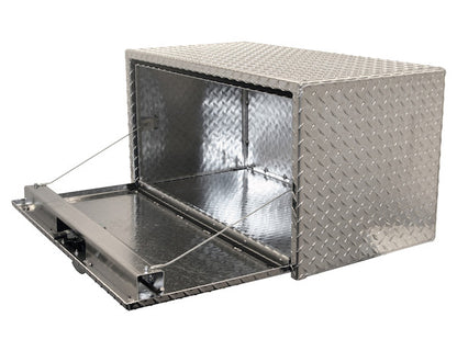 Buyers Products 18x18x24-in Diamond Tread Aluminum Underbody Truck Box with 3-Pt. Latch - 1735100