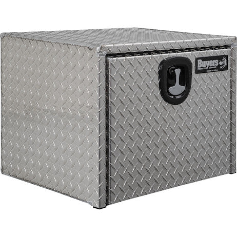 Buyers Products 18x18x24-in Diamond Tread Aluminum Underbody Truck Box with 3-Pt. Latch - 1735100