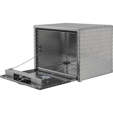 Buyers Products 18x18x24-in Diamond Tread Aluminum Underbody Truck Box with 3-Pt. Latch - 1735100