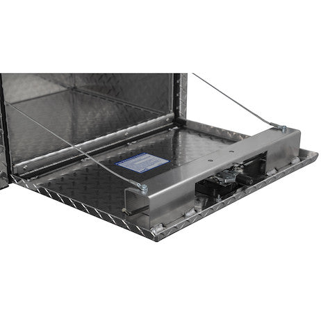 Buyers Products 18x18x24-in Diamond Tread Aluminum Underbody Truck Box with 3-Pt. Latch - 1735100