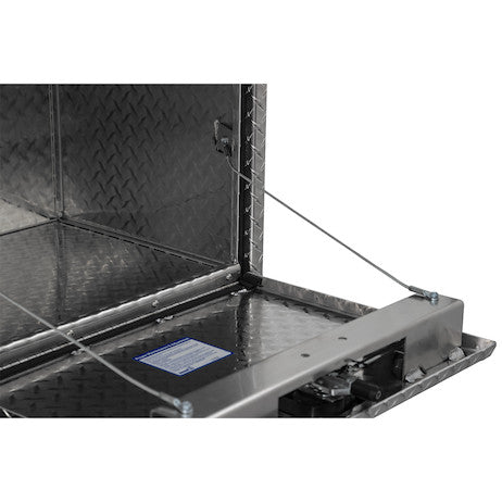 Buyers Products 18x18x24-in Diamond Tread Aluminum Underbody Truck Box with 3-Pt. Latch - 1735100