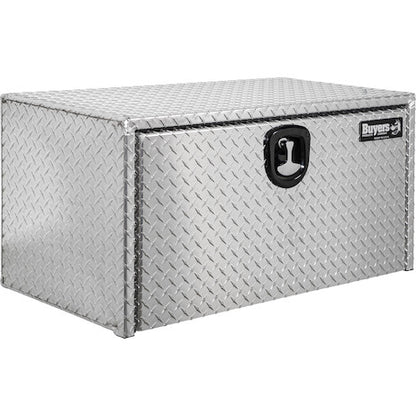 Buyers Products 36-in x 18-in x 18-in Diamond Tread Aluminum Underbody Truck Box with 3-Point Latch - 1735105